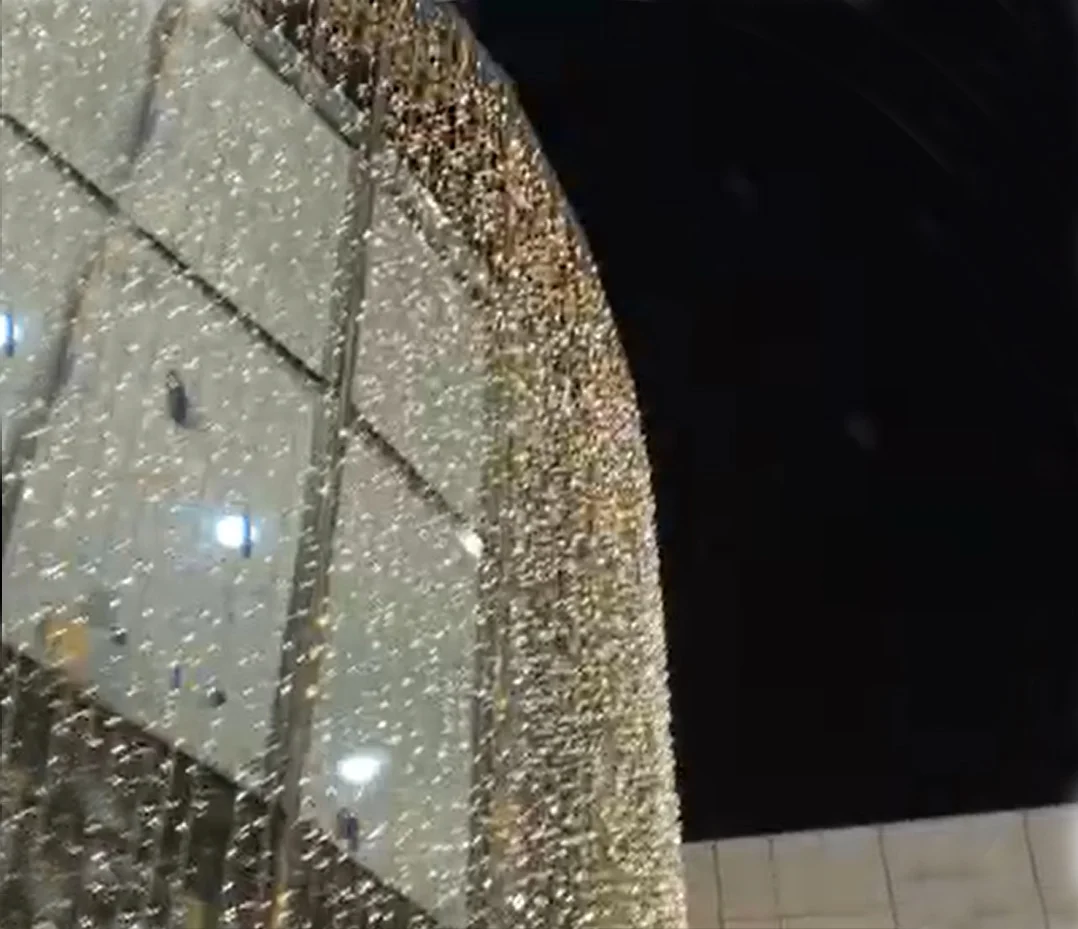 Световые гирлянды крупным планом