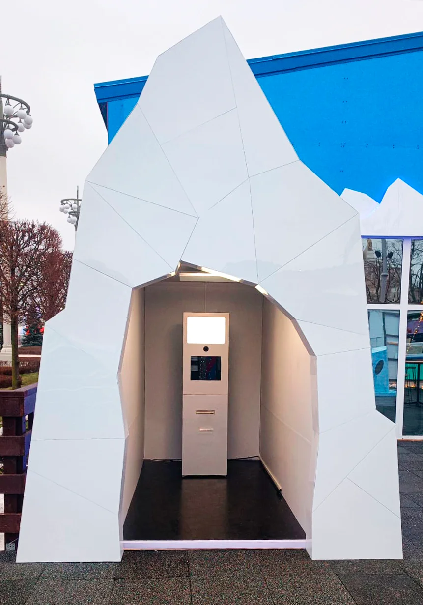 Фотобудка Пещера — детали конструкции